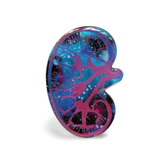 Kindey Badge Reel | Handmade ID Holder Nurse Teacher Student Therapist Gift NWT - Picture 4 of 5